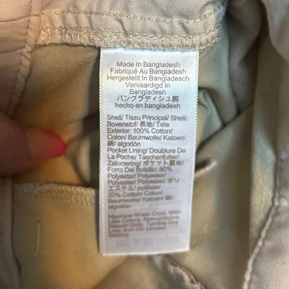 J.Crew City Fit Light Khaki Chino Shorts Size 16 NWT 7” Inseam Casual - Picture 5 of 5